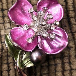 Purple Flower Pin (#265)
